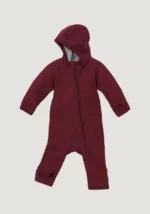 Salopetă copii din lână merinos fiartă cu mănuși și botoși Cassis Disana 2