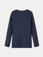 Bluză Name It din bumbac organic şi modal rib titan 1