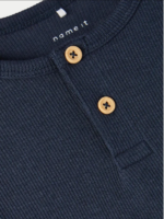 Bluză Name It din bumbac organic şi modal rib titan 2