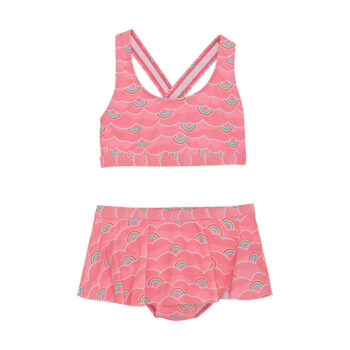 Costum de baie UPF50+ Plumeria Color Kids