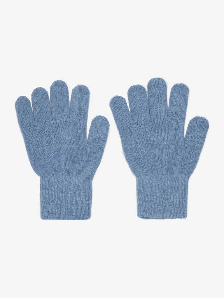 Mănuși cu degete din lână tricotată blue heaven CeLaVi