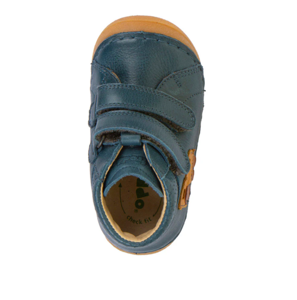 Pantofi din piele cu talpă extra flexibilă Dark Denim Froddo